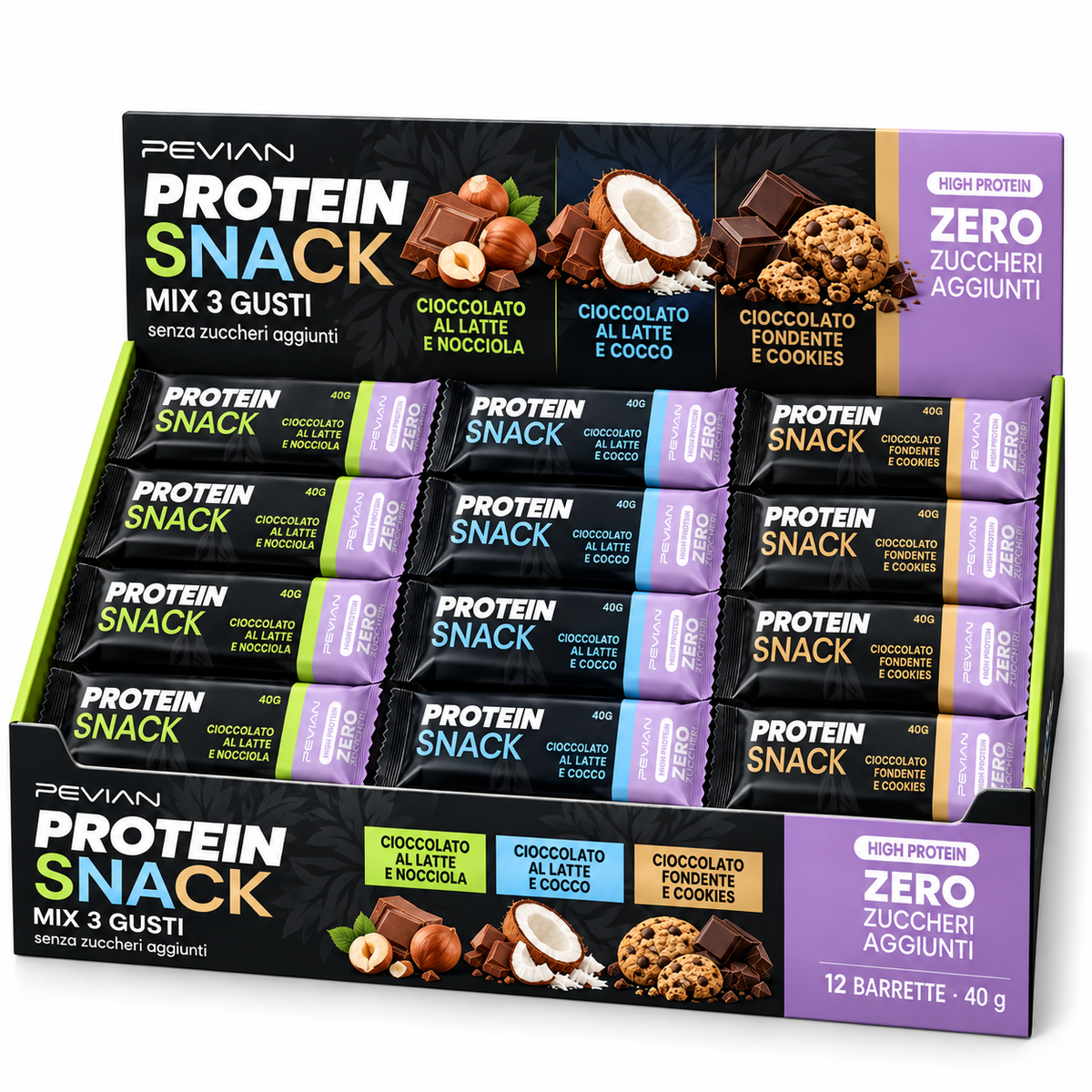 Protein Bar - BOX DA 12 (3 GUSTI)