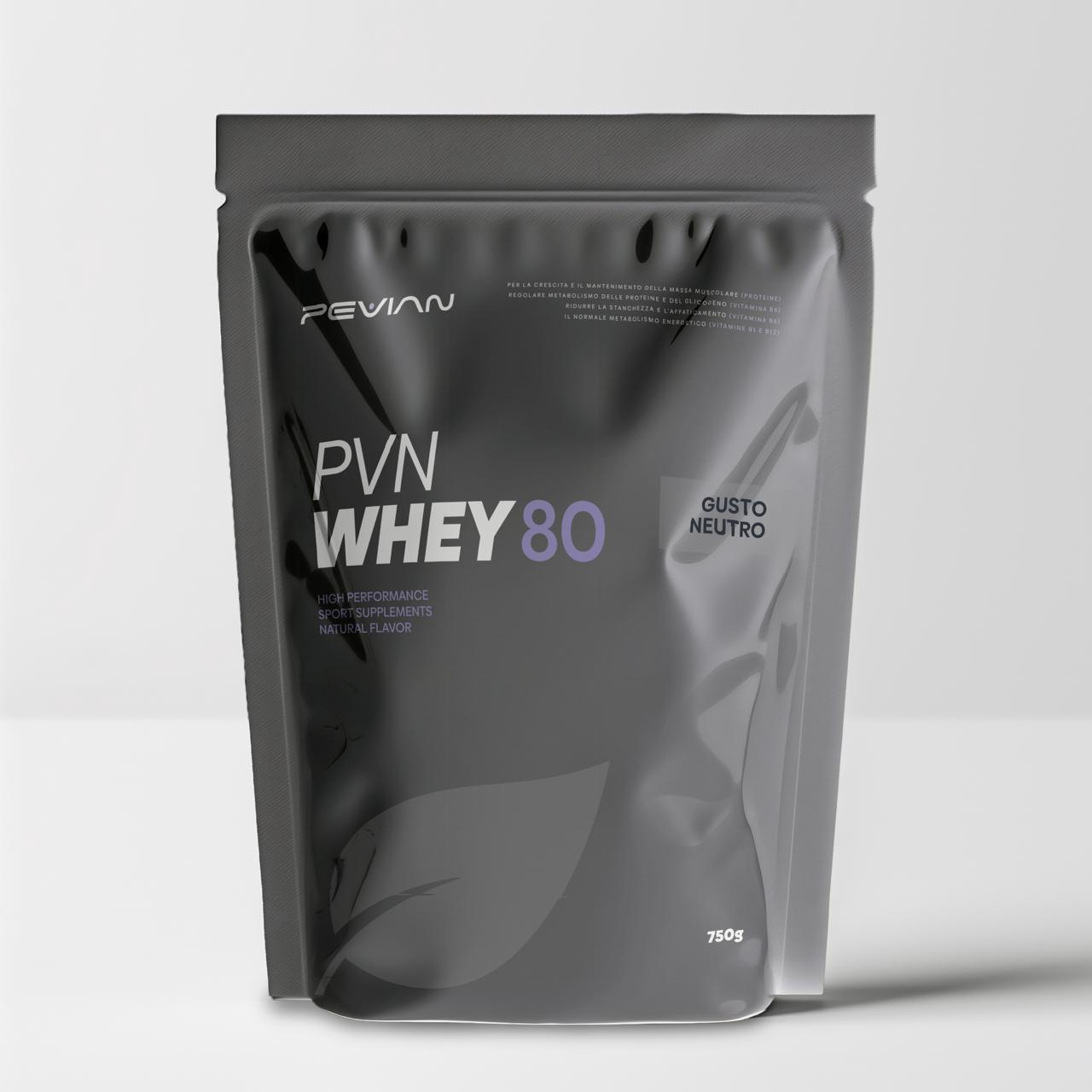 PVN WHEY 80 – Gusto Neutro 750g