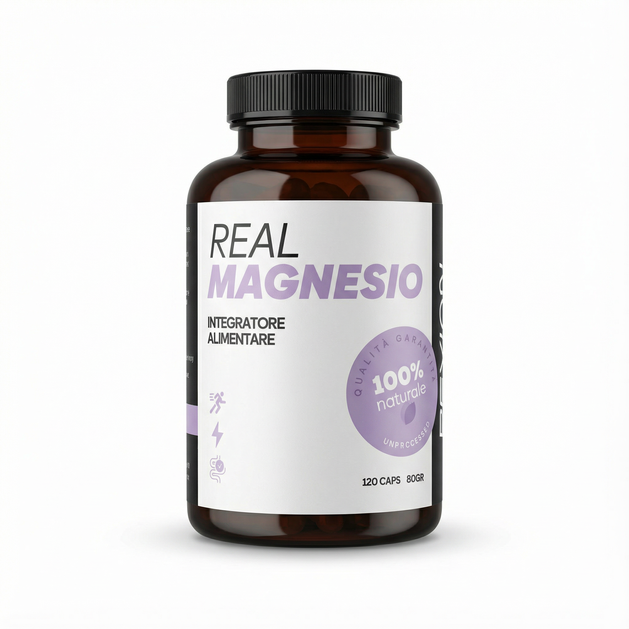 REAL MAGNESIO – Magnesio Bisglicinato (120 Capsule)