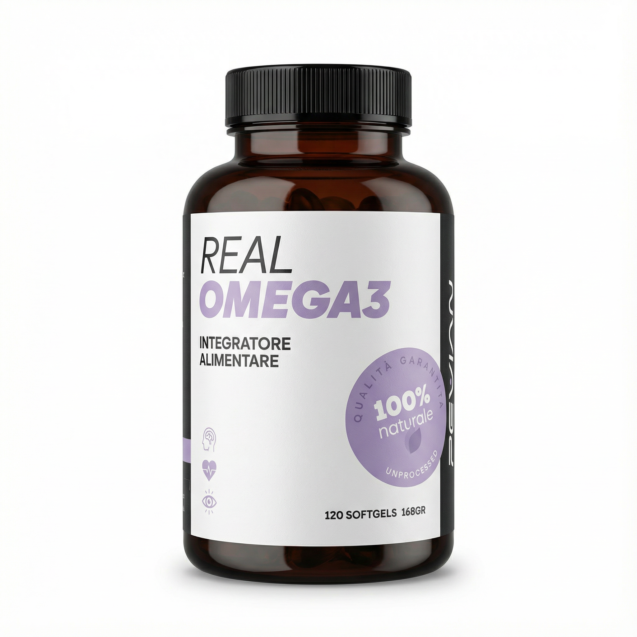 REAL OMEGA 3 – Olio di Pesce (120 softgel)